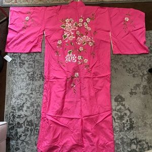 100% Authentic Silk Pink Kimono